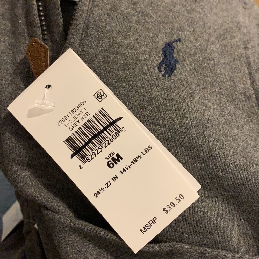 Polo Ralph Lauren Baby Boy Grey Sweater NWT - Picture 6 of 6